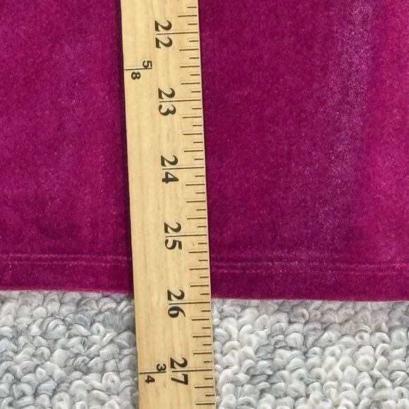 LOFT Women's Purple Velour Long Sleeve‎ V Neck Stretch Size XL NWT $55 - Picture 8 of 12